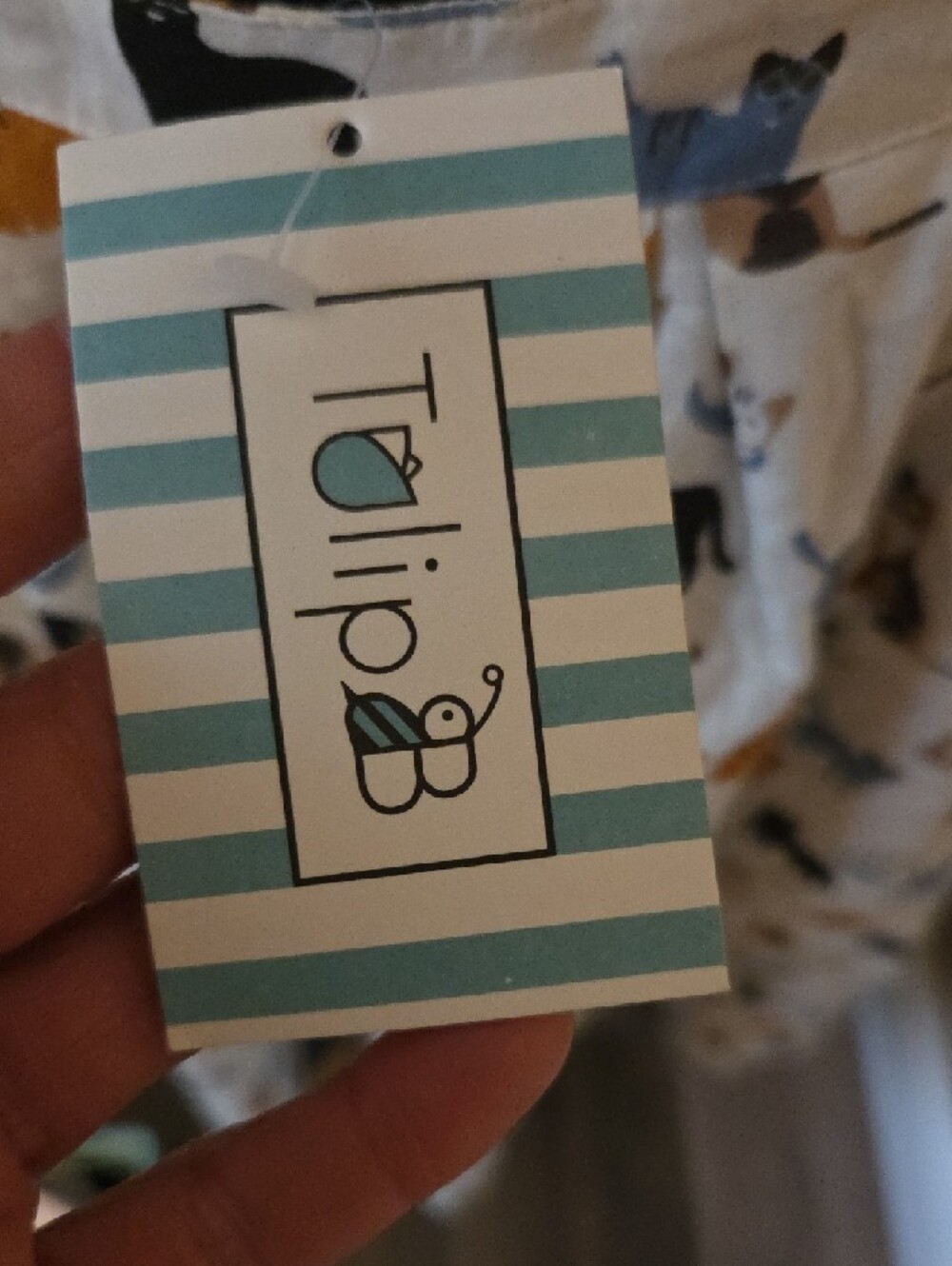 NWT-Tulip-B - A-Line Skirt with Cat Print. - Picture 5 of 5